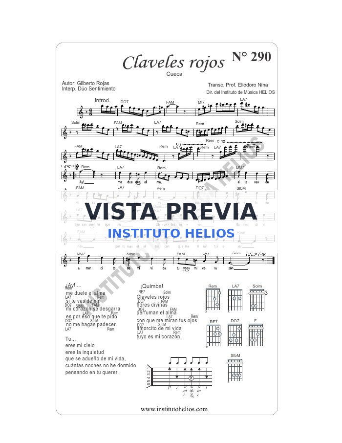 Vista previa de Claveles rojos
